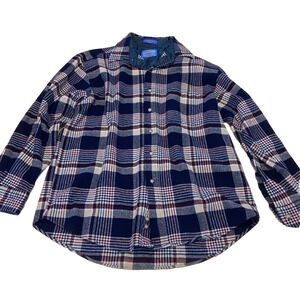 pendleton‎ Mens wool shirt Flannel Size Large